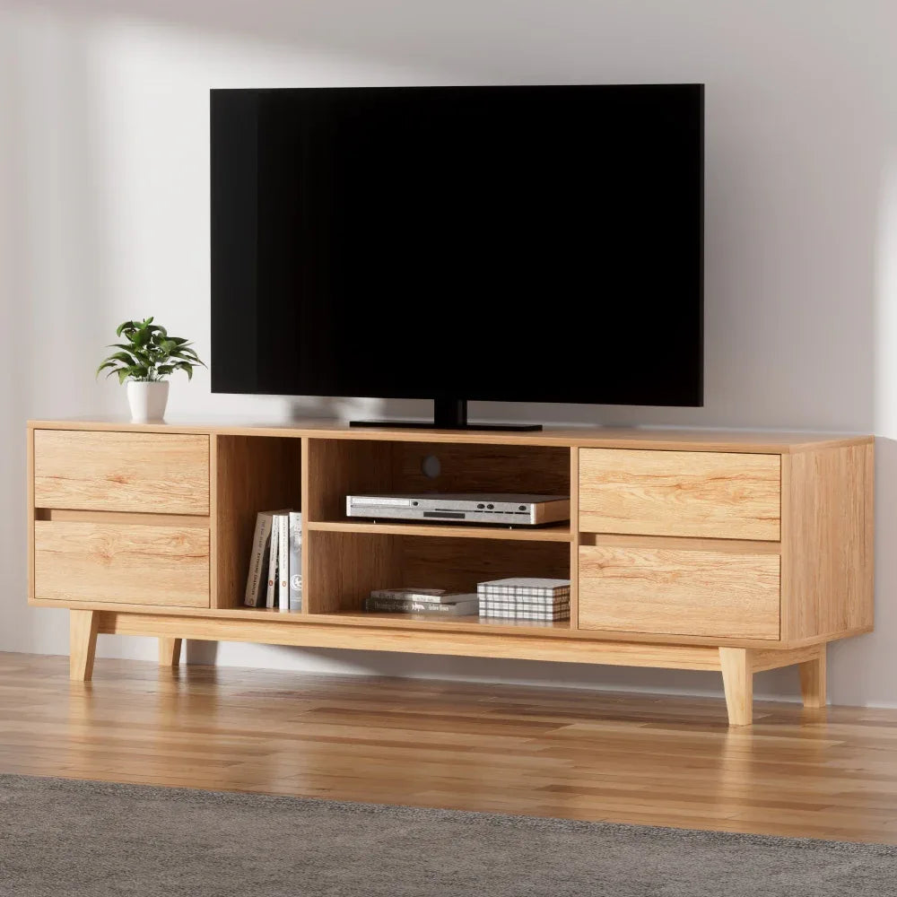 Artiss Entertainment Unit Stand TV Cabinet Storage Drawer Shelf 180cm Wooden - Mekamart Australia