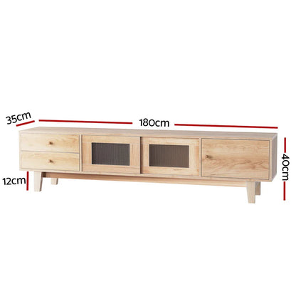 Artiss TV Cabinet Entertainment Unit Stand Storage Drawer 180CM - Mekamart Australia