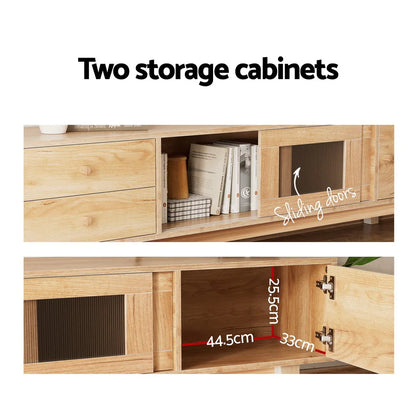 Artiss TV Cabinet Entertainment Unit Stand Storage Drawer 180CM - Mekamart Australia