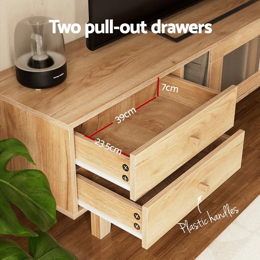 Artiss TV Cabinet Entertainment Unit Stand Storage Drawer 180CM - Mekamart Australia