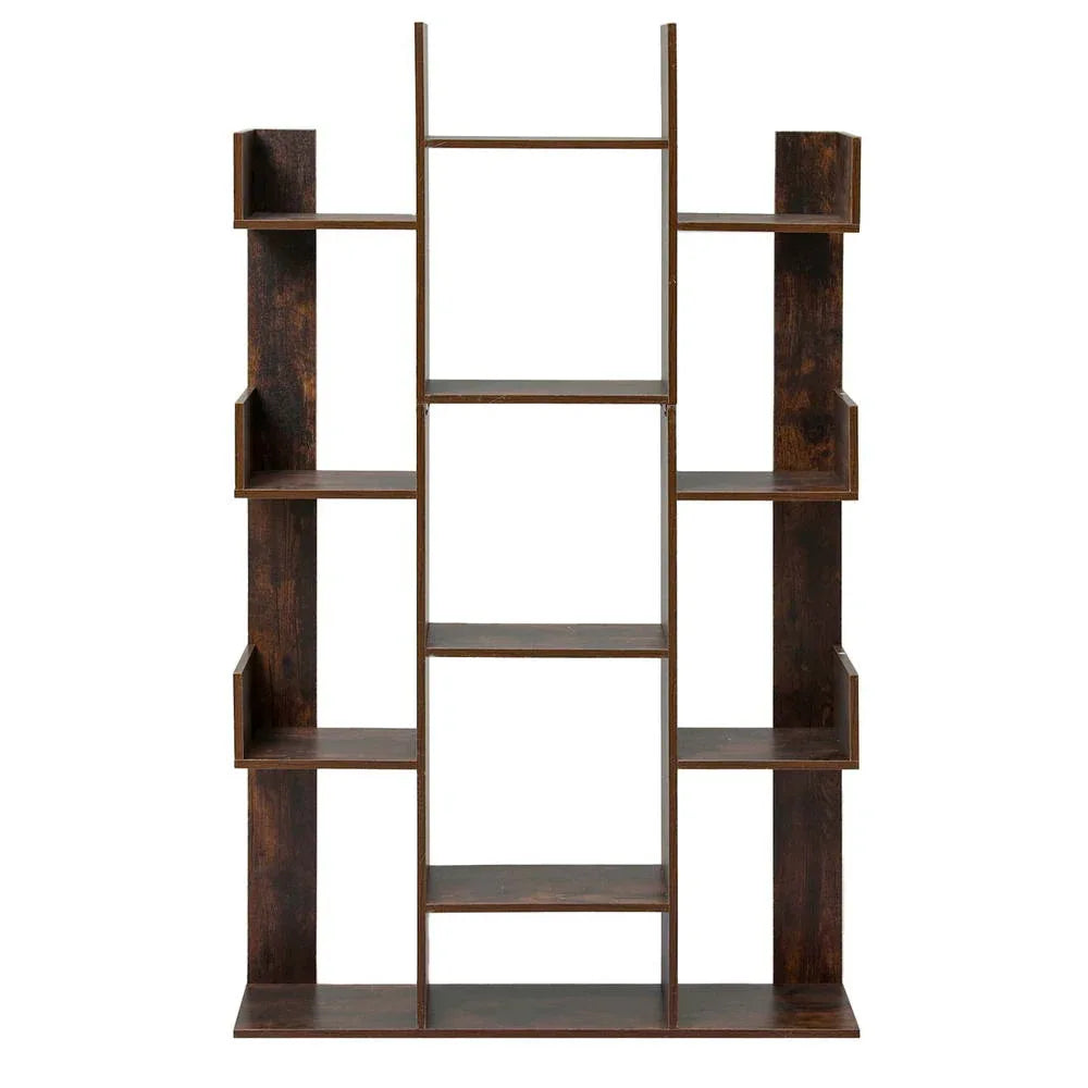 Artiss Tree-Shaped Bookshelf ROMI Walnut - Mekamart Australia