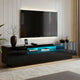 Artiss TV Unit Entertainment Unit Storage Drawer RGB LED 180cm Black - Mekamart Australia