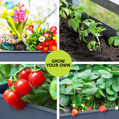 Green Fingers Raised Garden Bed x2 Elevated 100X40X80cm Planter Box Raised Container Herb - Mekamart Australia