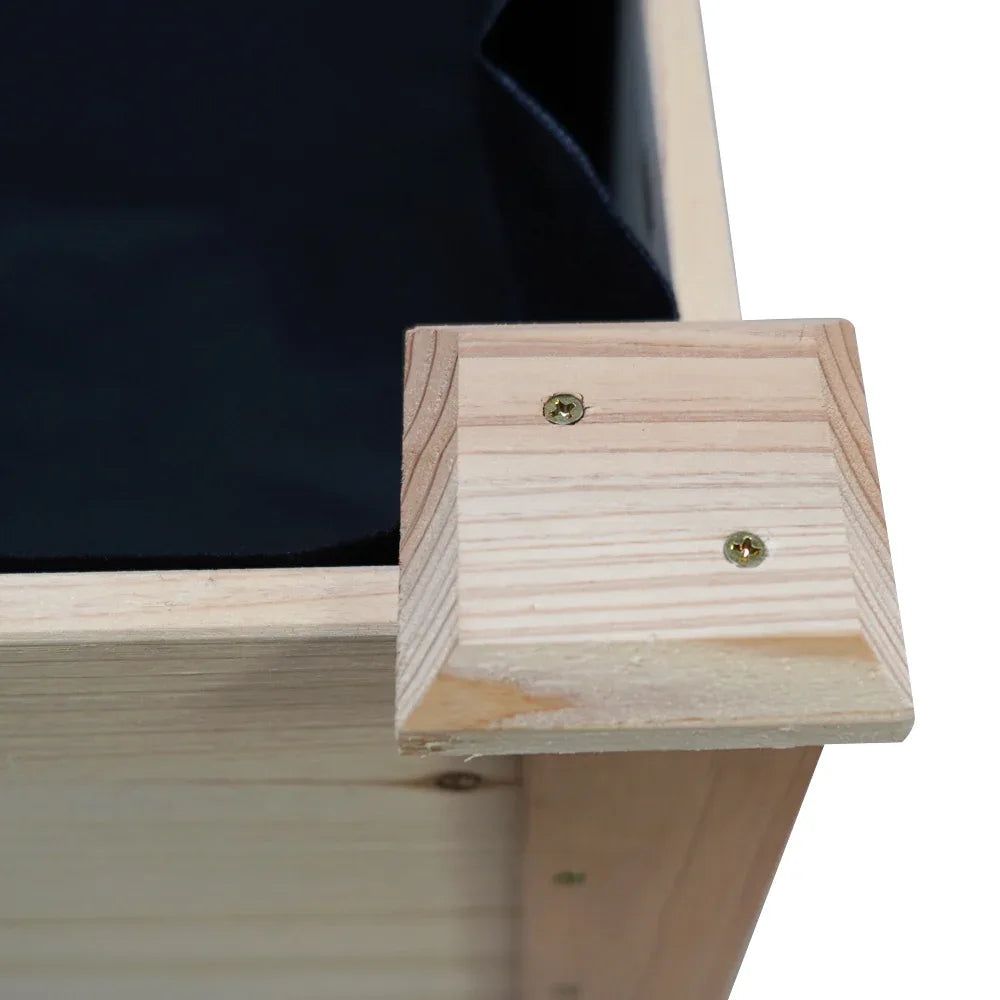 Green Fingers Garden Bed Elevated 120x60x80cm Wooden Planter Box Raised Container - Mekamart Australia