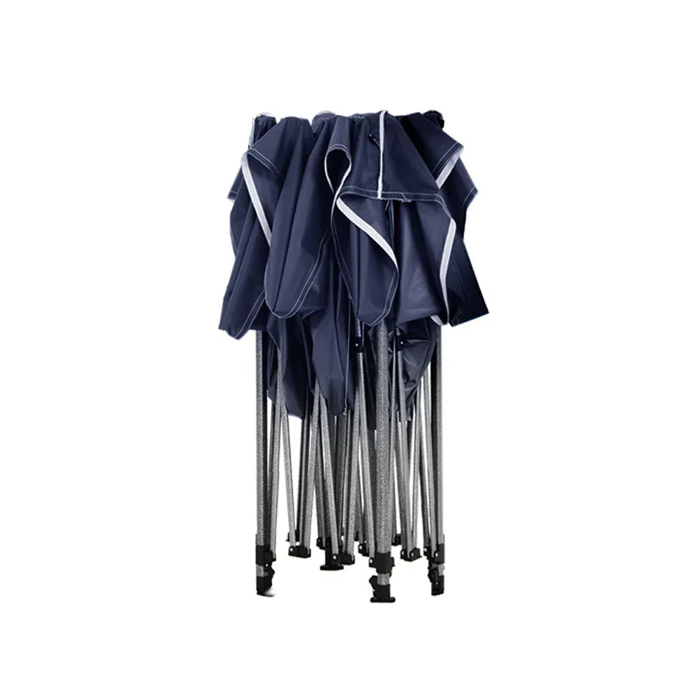 Instahut Gazebo 3x4.5 Pop Up Marquee Folding Tent Wedding Gazebos Camping Outdoor Shade Canopy Navy - Mekamart Australia