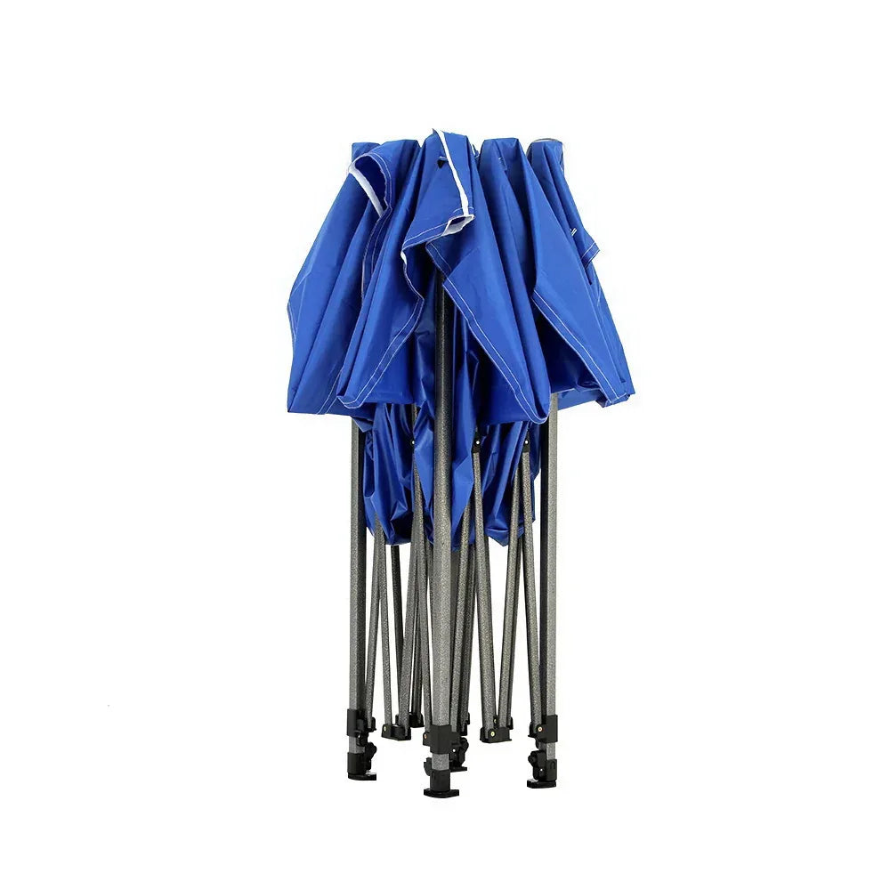 Instahut Gazebo 3x6 Pop Up Marquee Folding Tent Wedding Gazebos Camping Outdoor Shade Canopy Blue - Mekamart Australia