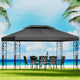 Instahut Gazebo 4x3m Marquee Outdoor Wedding Party Event Tent Home Iron Art Shade Grey - Mekamart Australia