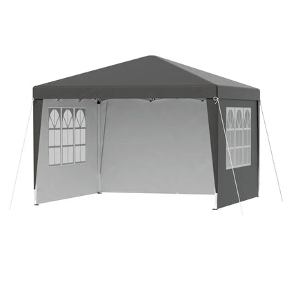 Instahut Gazebo 3x3 Pop Up Marquee Folding Tent Wedding Gazebos Camping Outdoor Shade Canopy Gray - Mekamart Australia