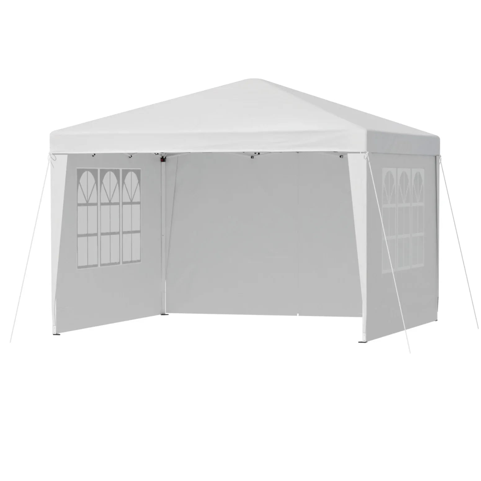 Instahut Gazebo 3x3 Pop Up Marquee Folding Tent Wedding Gazebos Camping Outdoor Canopy White - Mekamart Australia