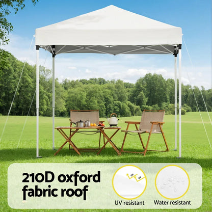 Instahut Gazebo 2x2m Outdoor Patio Garden Marquee Shade White - Mekamart Australia