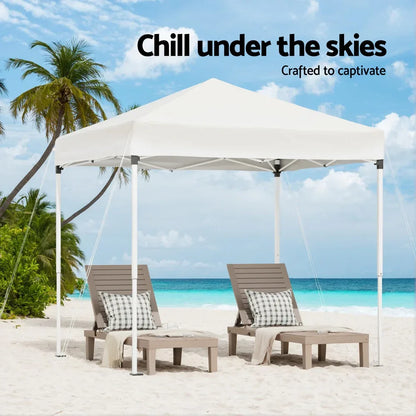 Instahut Gazebo 2x2m Outdoor Patio Garden Marquee Shade White - Mekamart Australia