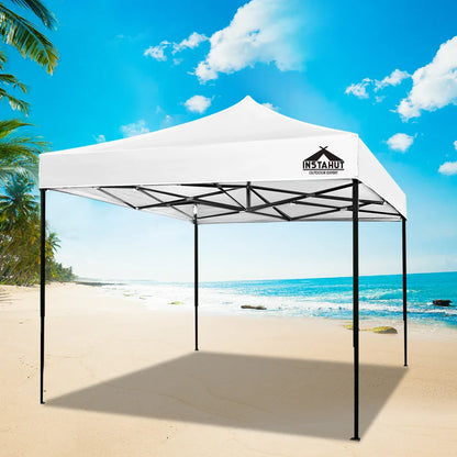 Instahut Gazebo Pop Up Marquee 3x3 Folding Tent Outdoor Camping 500D Oxford - Mekamart Australia