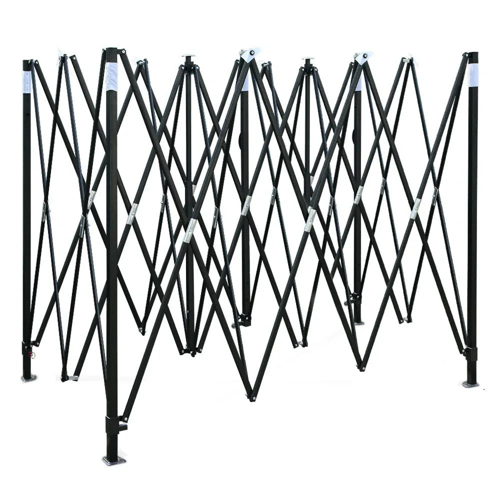 Instahut Gazebo Pop Up Marquee 3x4.5 Folding Tent 500D Oxford Fabric White - Mekamart Australia