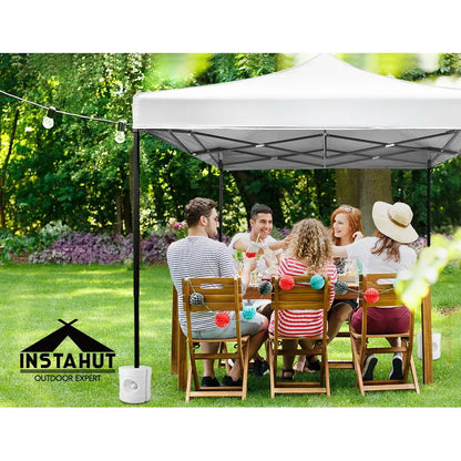 Instahut Gazebo Base Pod Kit Pop Up Marquee Set Outdoor Wedding Tent Canopy Leg 4 pcs - Mekamart Australia