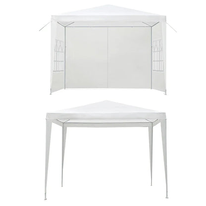 Instahut Gazebo 3x3m Marquee Wedding Party Tent Outdoor Camping Side Wall Canopy Window Panel White - Mekamart Australia
