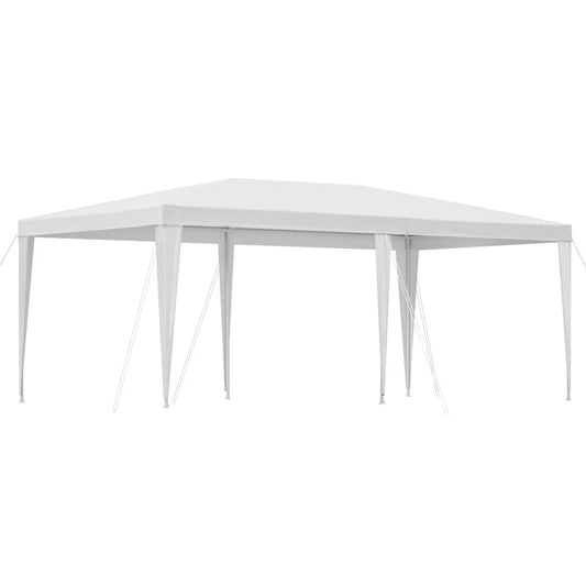 Instahut Gazebo 3x6m Wedding Party Marquee Tent Outdoor Event Camping Canopy Shade White - Mekamart Australia