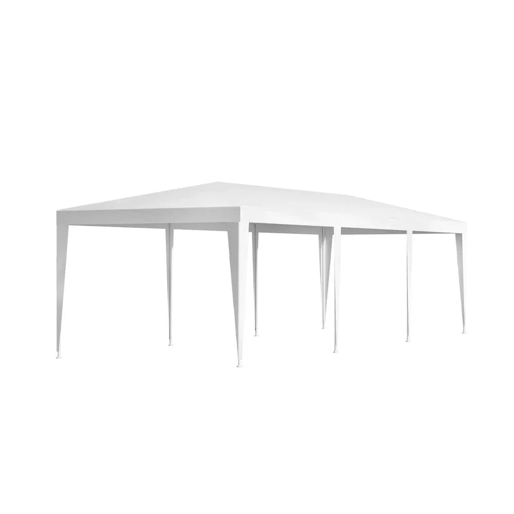 Instahut Gazebo 3x9 Wedding Party Marquee Tent Outdoor Event Camping Shade White - Mekamart Australia