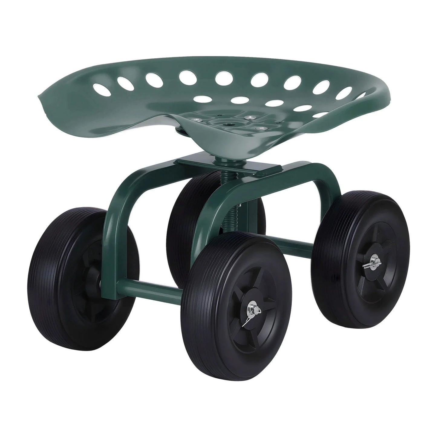 Gardeon Garden Seat 360 Swivel Rolling Adjustable Height Work Scooter Cart Wheels Heavy Duty 150kg - Mekamart Australia