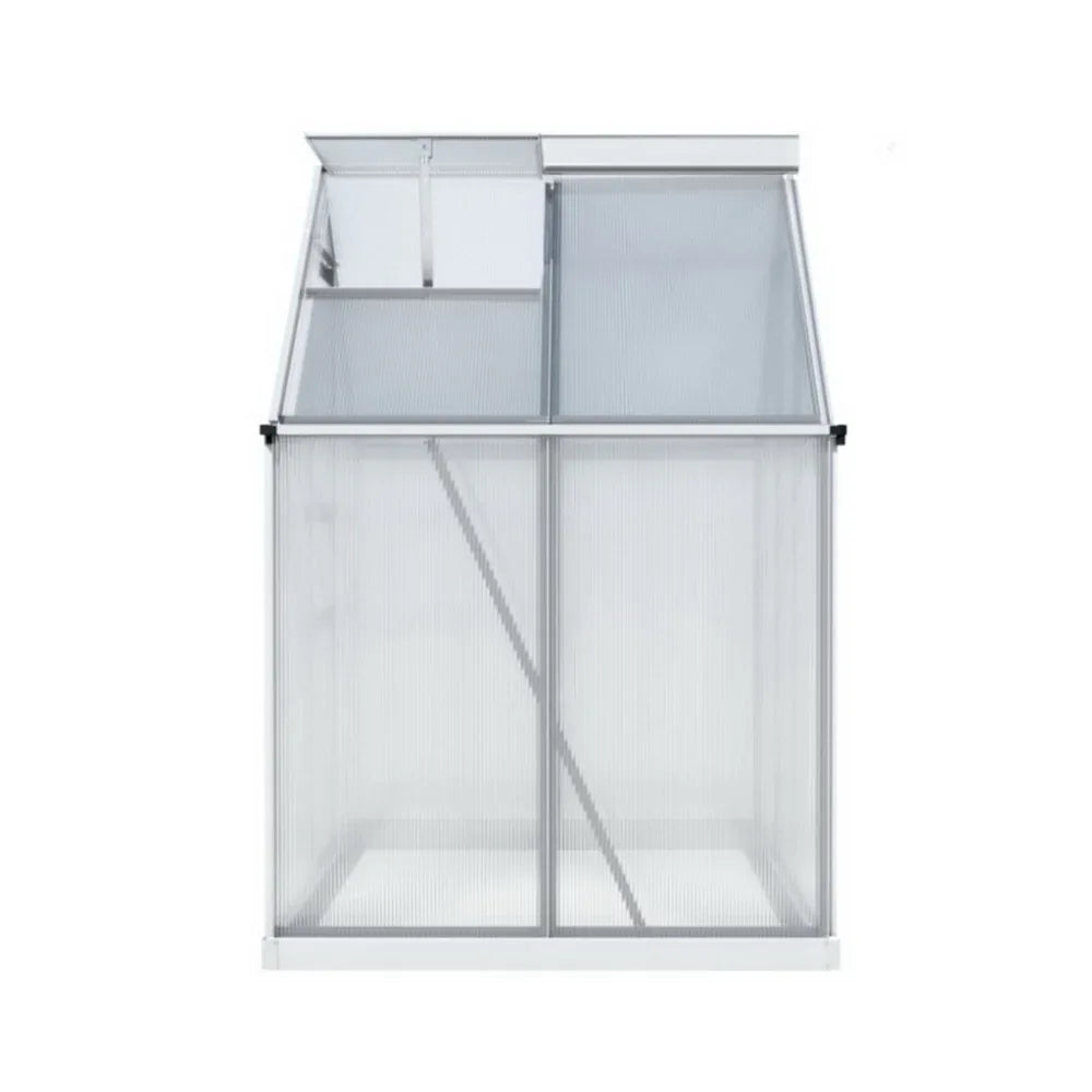Green Fingers Greenhouse Aluminium Polycarbonate Premium Garden Storage Shed 3.1Mx1.9Mx2.0M - Mekamart Australia