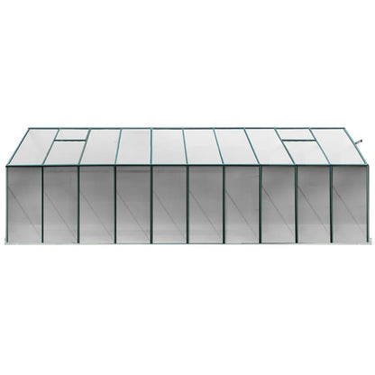 Green Fingers Greenhouse 6.3x2.44x2.1M Aluminium Polycarbonate Green House Garden Shed - Mekamart Australia