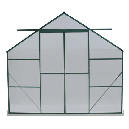 Green Fingers Greenhouse 6.3x2.44x2.1M Aluminium Polycarbonate Green House Garden Shed - Mekamart Australia