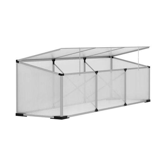 Green Fingers Greenhouse 180x50x50CM Cold Frame Plant Grow Aluminium Polycarbonate Green House - Mekamart Australia