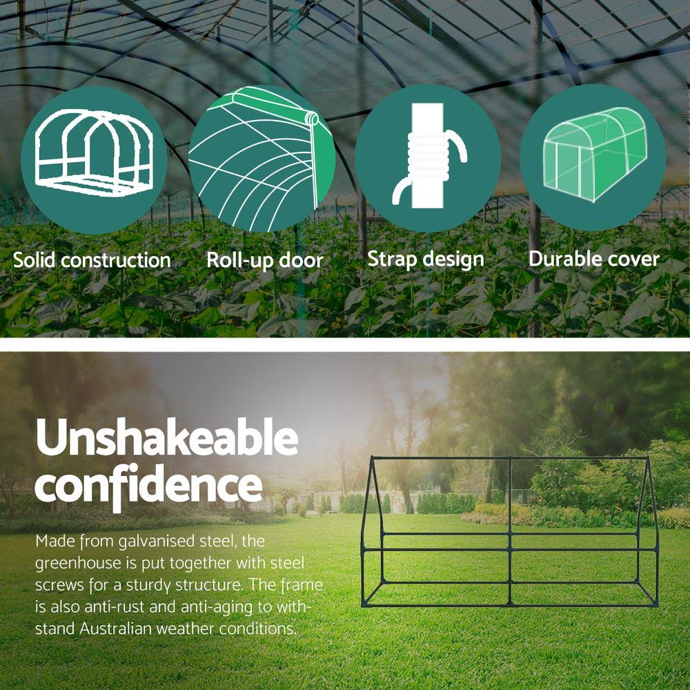 Greenfingers Greenhouse 1.8x0.9x0.9M Mini Green House Raised Garden Bed Planter Box - Mekamart Australia
