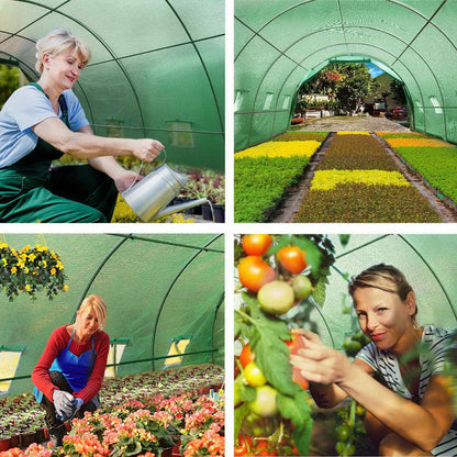 Green Fingers Greenhouse 6x3x2M Walk in Green House Tunnel Plant Garden Shed Dome - Mekamart Australia
