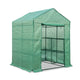 Green Fingers Greenhouse 1.4x1.55x2M Walk in Green House Tunnel Plant Garden Shed 8 Shelves - Mekamart Australia