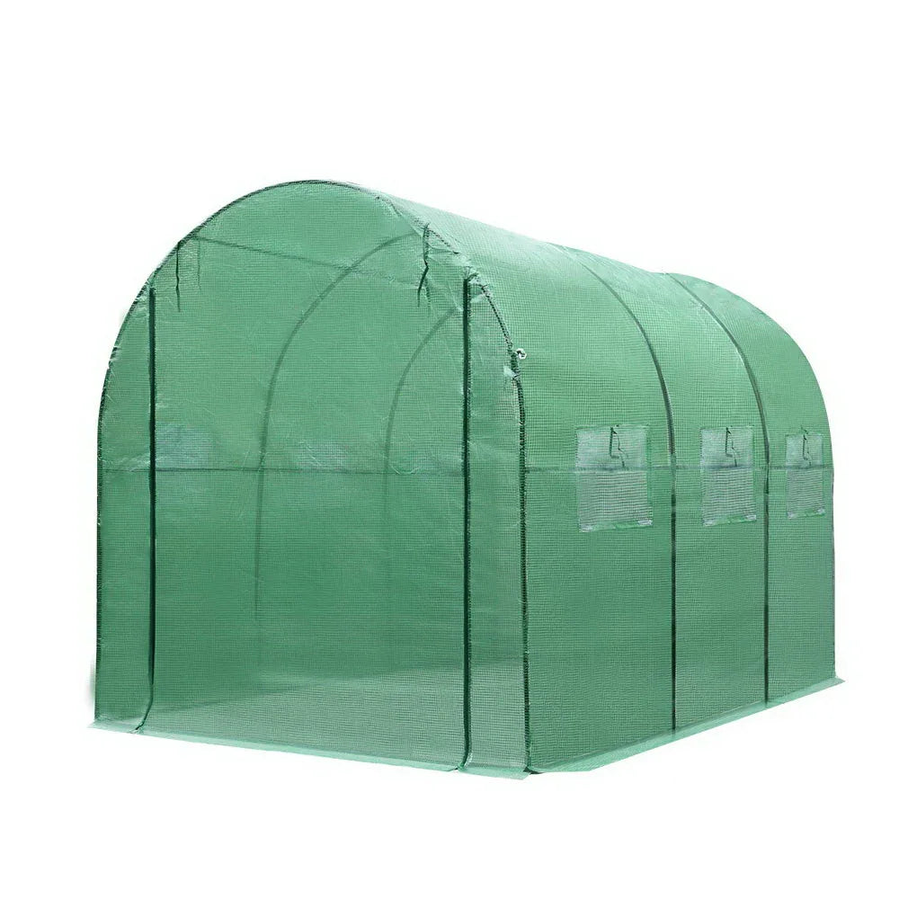 Green Fingers Greenhouse 3x2x2M Walk in Green House Tunnel Plant Garden Shed Dome - Mekamart Australia