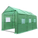 Green Fingers Greenhouse 3.5x2x2M Walk in Green House Tunnel Plant Garden Shed - Mekamart Australia