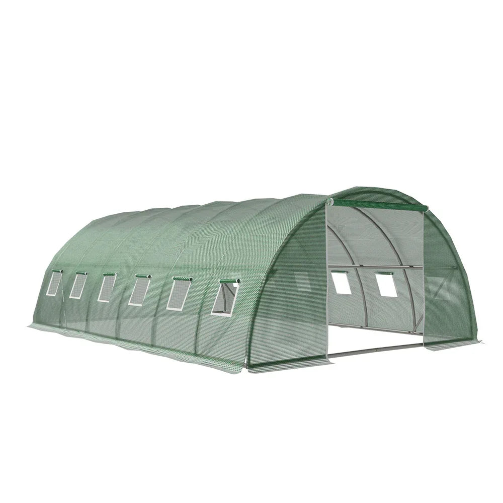 Green Fingers Greenhouse 6x4x2M Walk in Green House Tunnel Plant Garden Shed Dome - Mekamart Australia