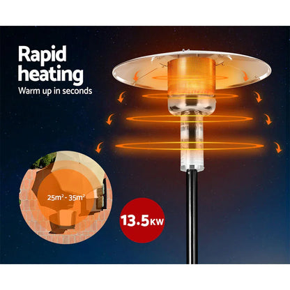 Devanti Outdoor Gas Patio Heater - Mekamart Australia