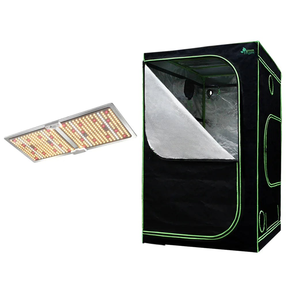 Green Fingers Grow Tent Light Kit 100x100x200CM 2200W LED Full Spectrum - Mekamart Australia