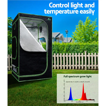 Green Fingers Grow Tent Light Kit 100x100x200CM 2200W LED Full Spectrum - Mekamart Australia