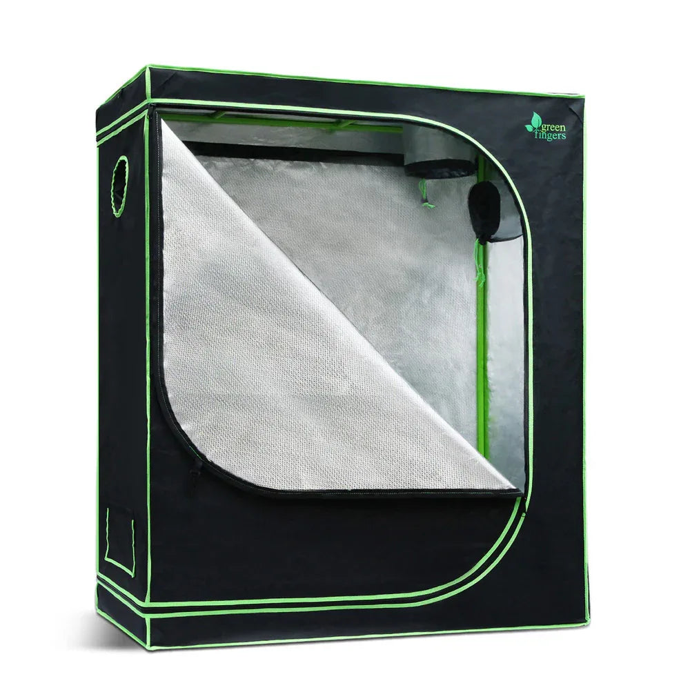 Green Fingers Grow Tent 120x60x150CM Hydroponics Kit Indoor Plant Room System - Mekamart Australia