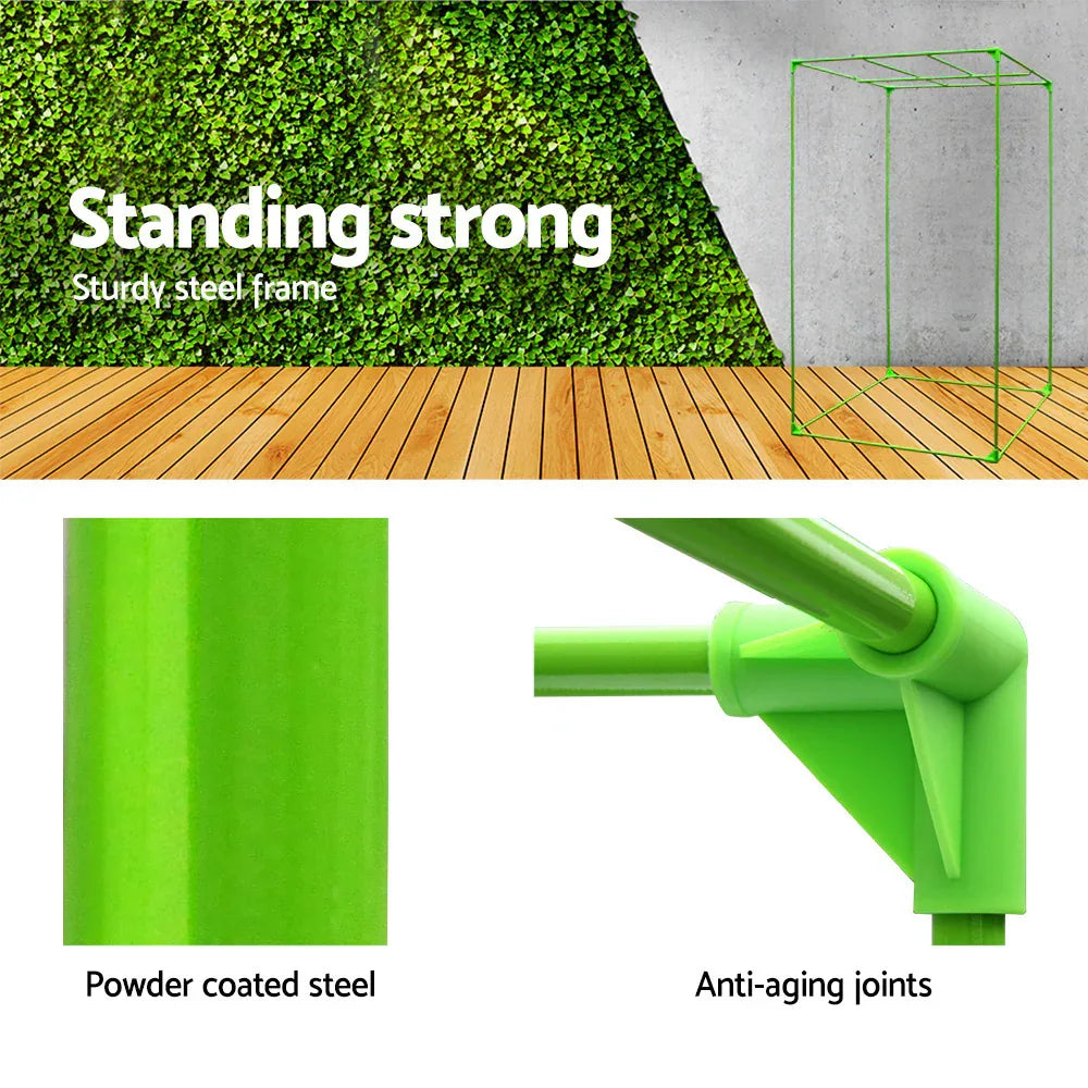 Green Fingers Grow Tent 120x60x150CM Hydroponics Kit Indoor Plant Room System - Mekamart Australia