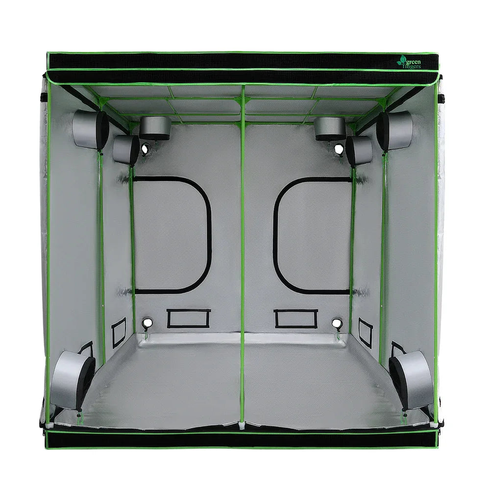 Green Fingers Grow Tent 200x200x200CM Hydroponics Kit Indoor Plant Room System - Mekamart Australia