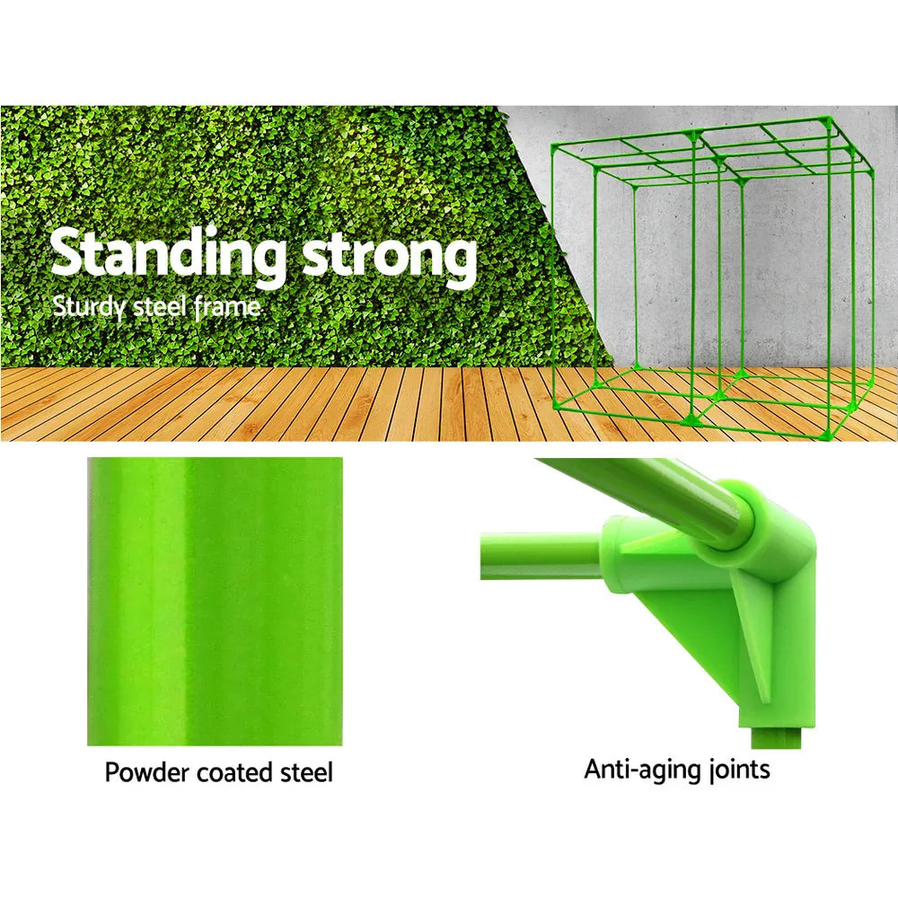 Green Fingers Grow Tent 200x200x200CM Hydroponics Kit Indoor Plant Room System - Mekamart Australia
