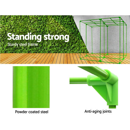 Green Fingers Grow Tent 200x200x200CM Hydroponics Kit Indoor Plant Room System - Mekamart Australia