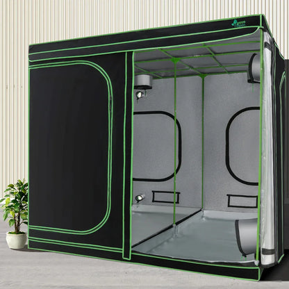 Green Fingers Grow Tent 200x200x200CM Hydroponics Kit Indoor Plant Room System - Mekamart Australia