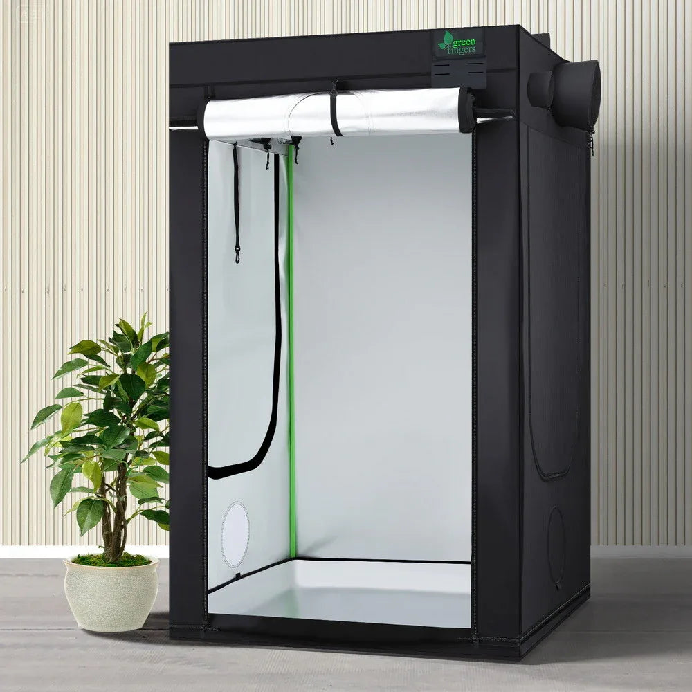 Green Fingers Grow Tent Kits 120x120x200cm Hydroponics Indoor Grow System - Mekamart Australia