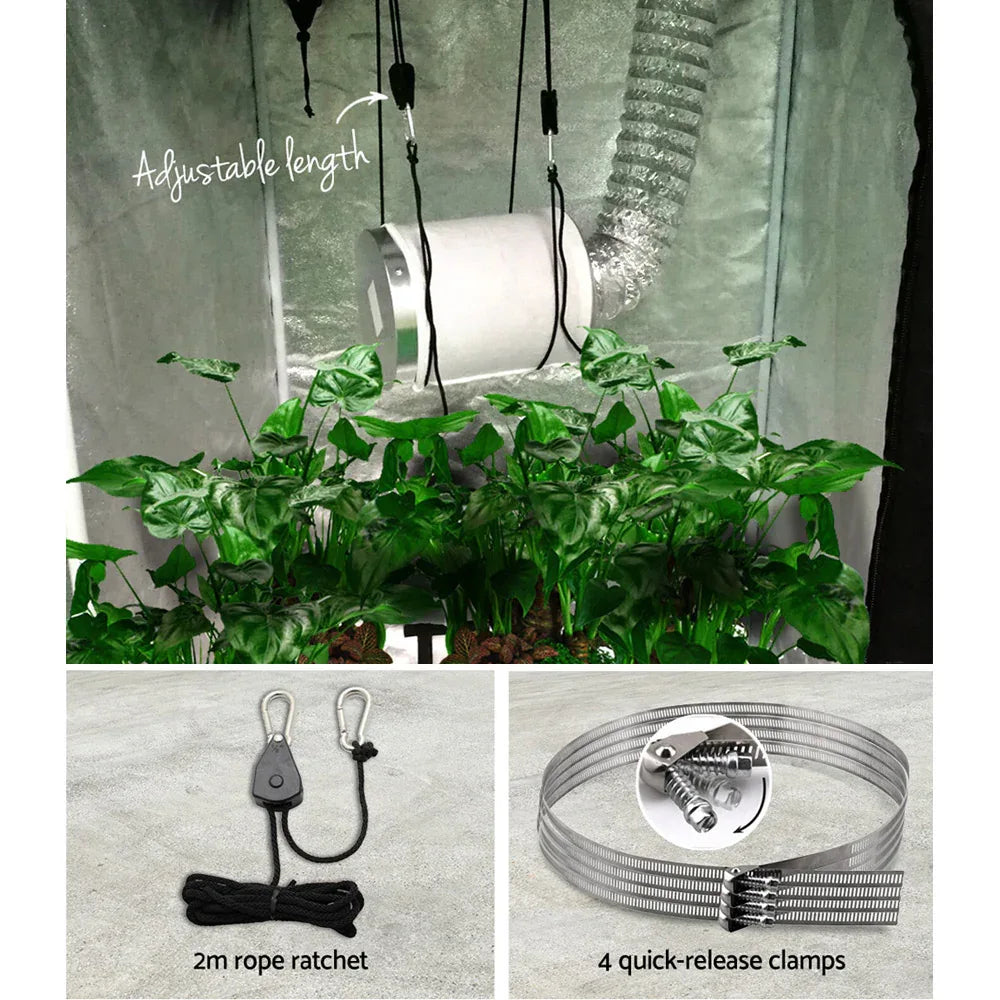 Green Fingers 4"Ventilation Kit Fan Hydroponics Grow Tent Kit Carbon Filter Duct,Green Fingers 4"Ventilation Kit Fan Hydroponics Grow Tent Kit Carbon Filter Duct - Mekamart Australia