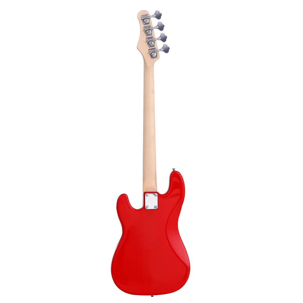 Alpha Electric Guitar Bass 47 Inch Red - Mekamart Australia