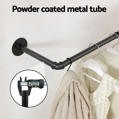 Artiss Clothes Rack Airer Floating Shelf Metal - Mekamart Australia