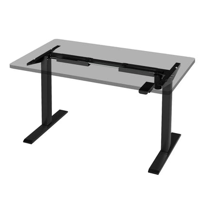 Artiss Electric Standing Desk Frame Only Height Adjustable 70KG Load Black - Mekamart Australia
