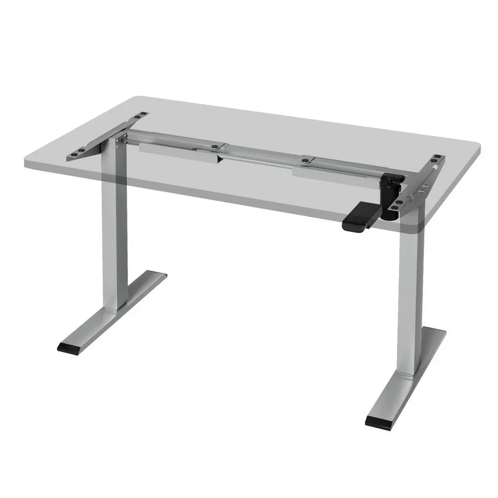Artiss Electric Standing Desk Frame Only Height Adjustable 70KG Load Grey - Mekamart Australia