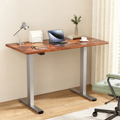 Artiss Standing Desk Motorised 120CM Rustic Brown - Mekamart Australia