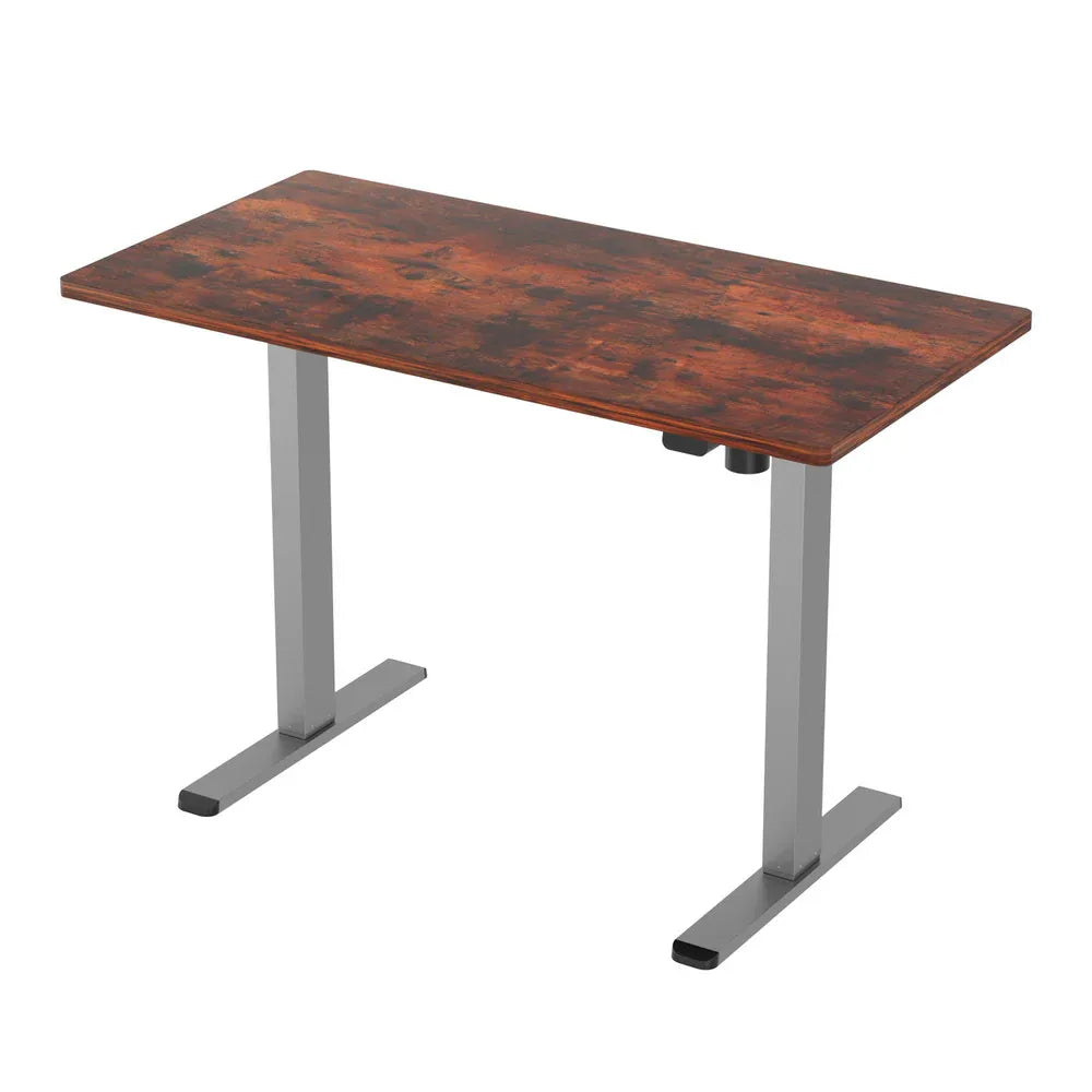Artiss Standing Desk Motorised 140CM Rustic Brown - Mekamart Australia