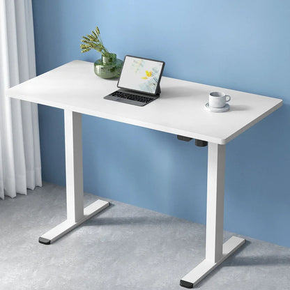 Artiss Standing Desk Motorised Sit Stand Desks White 140CM - Mekamart Australia